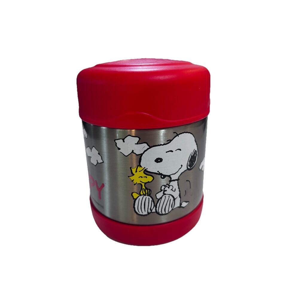Thermos Snoopy 10 oz Insulated Container screw lid stainless inside 2015